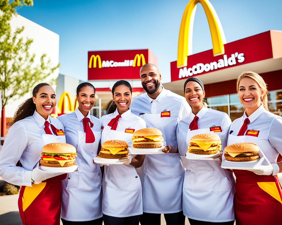 oportunidades de emprego na McDonald's